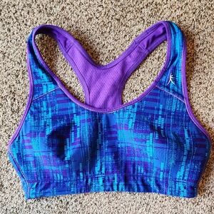Danskin Now Blue and Purple Sports Bra